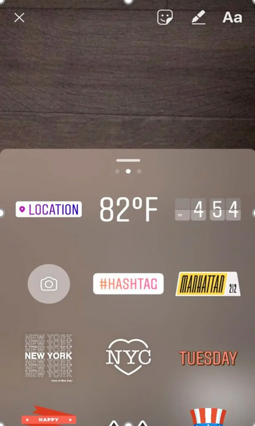 在Instagram照片中添加日期..