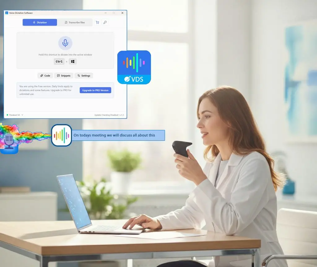 SayOnce - Voice Dictation Software 屏幕截图.