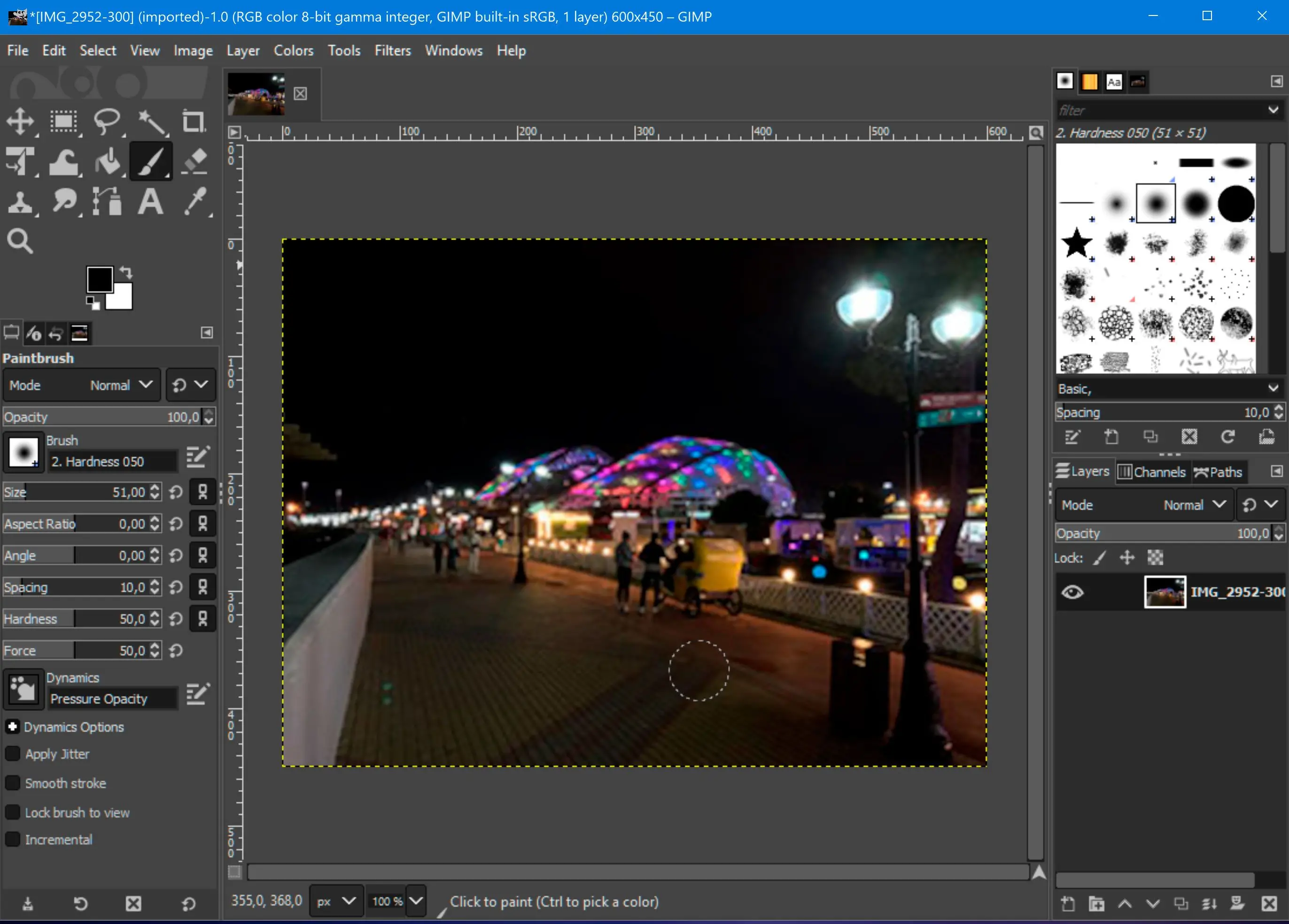 Gimp 结果..