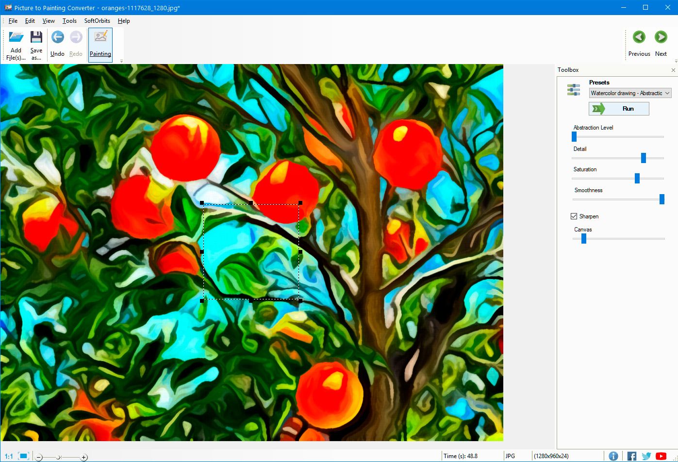 Picture to Painting Converter 屏幕截图.