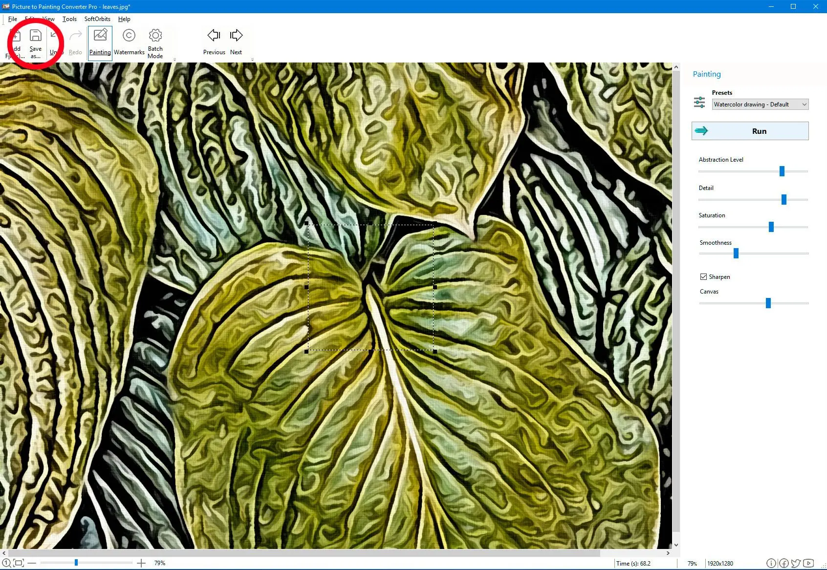 Save Your Painting..