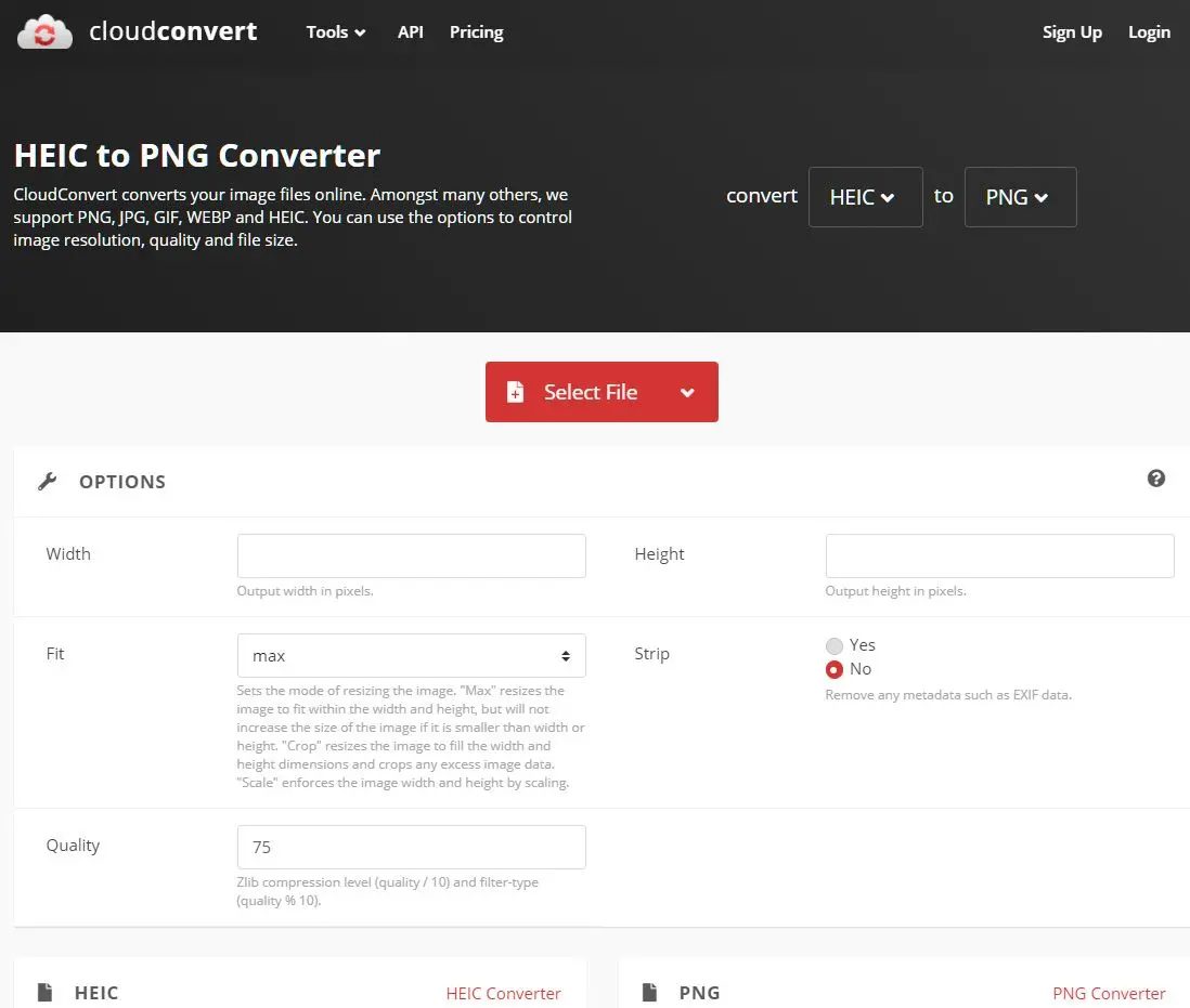 Cloud convert 在线..