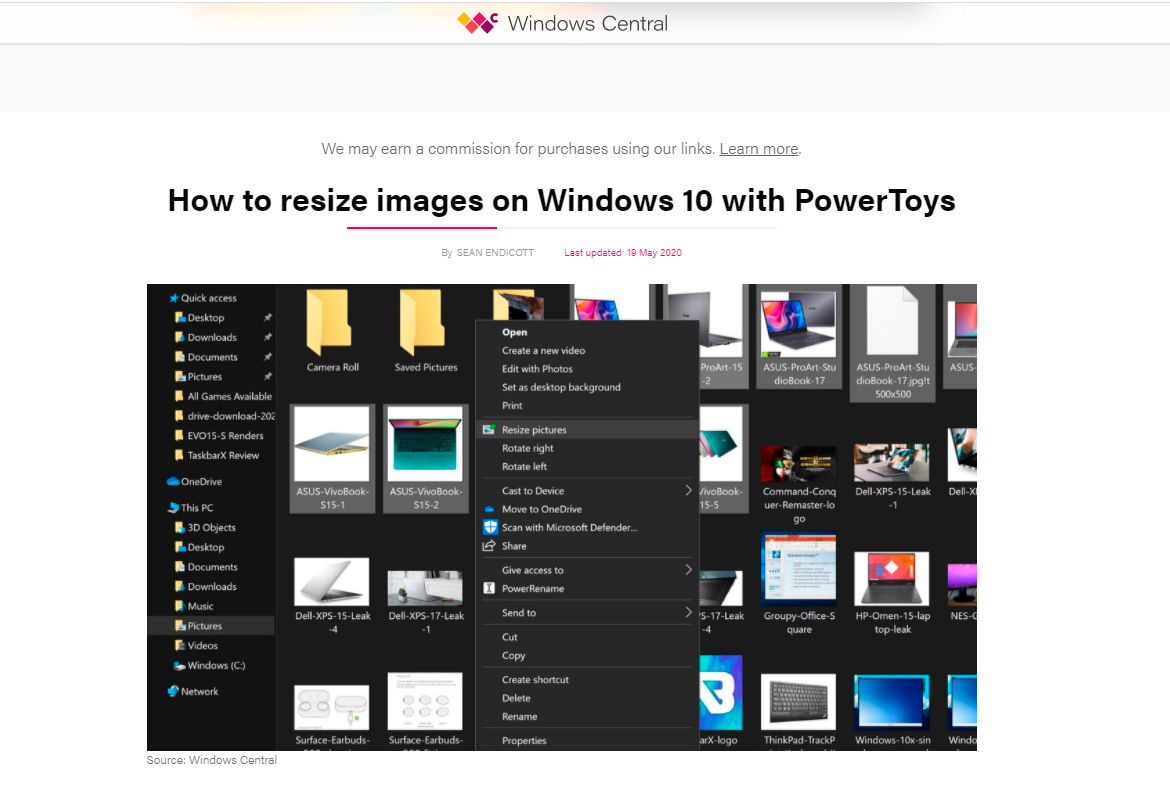 Powertoy图像调整大小工具 Windows 11. Powertoy图像调整大小工具 Windows 11.