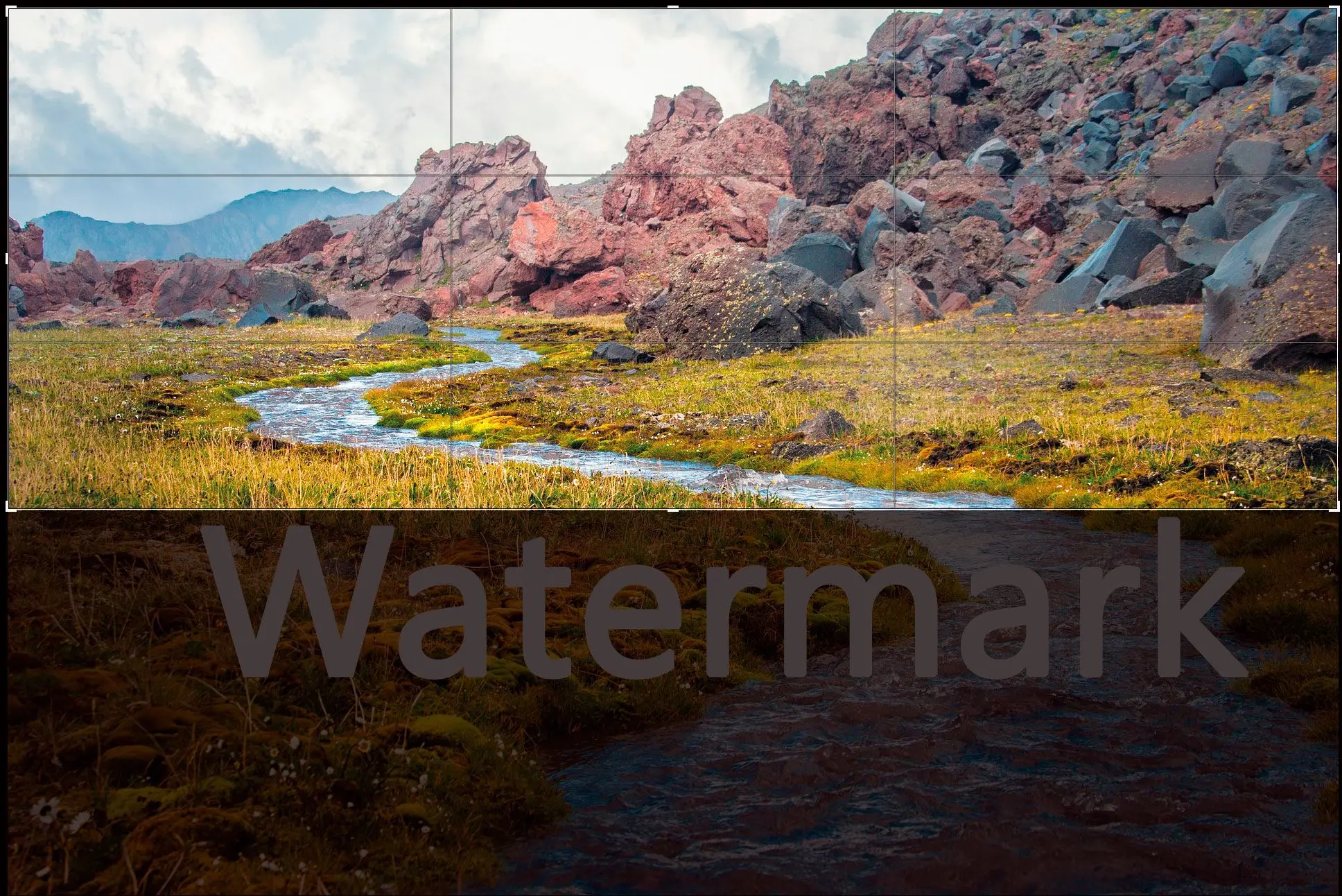 Alternate methods to remove iStock photo watermark..