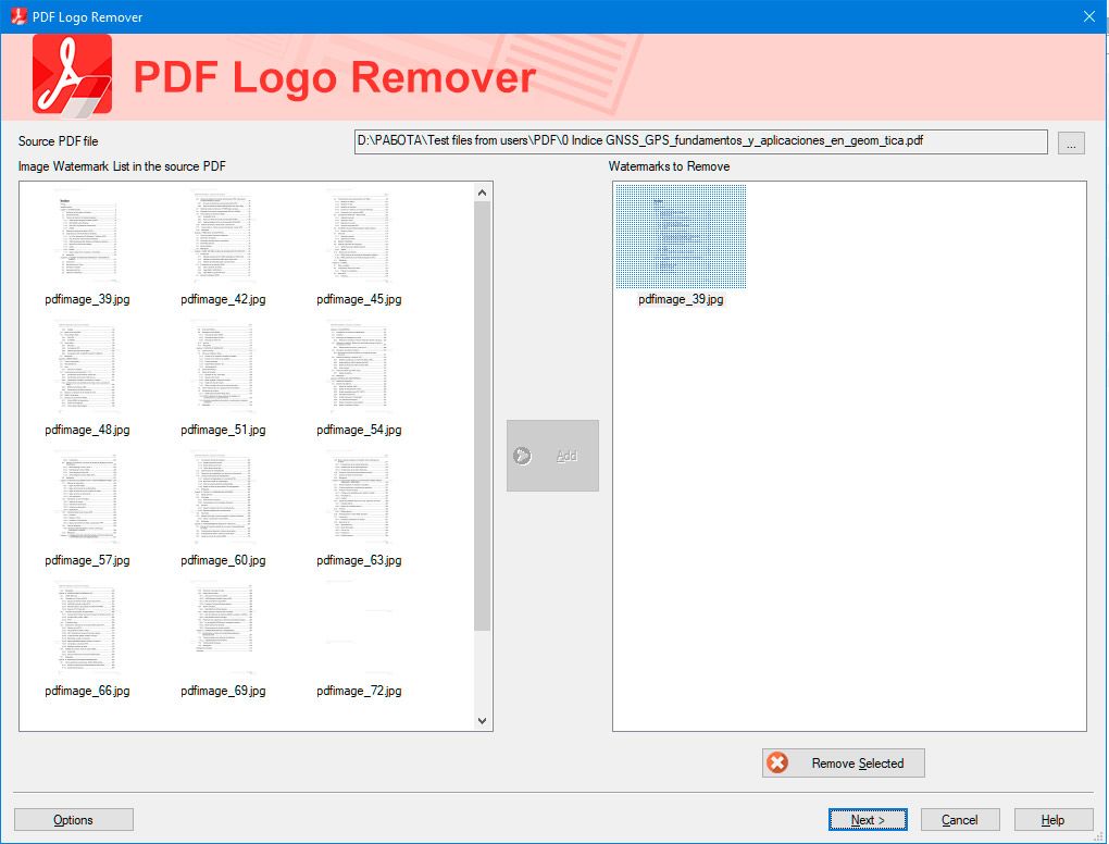 从PDF中移除水印的应用程序..