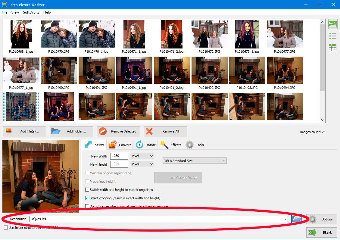 选择目标文件夹.
