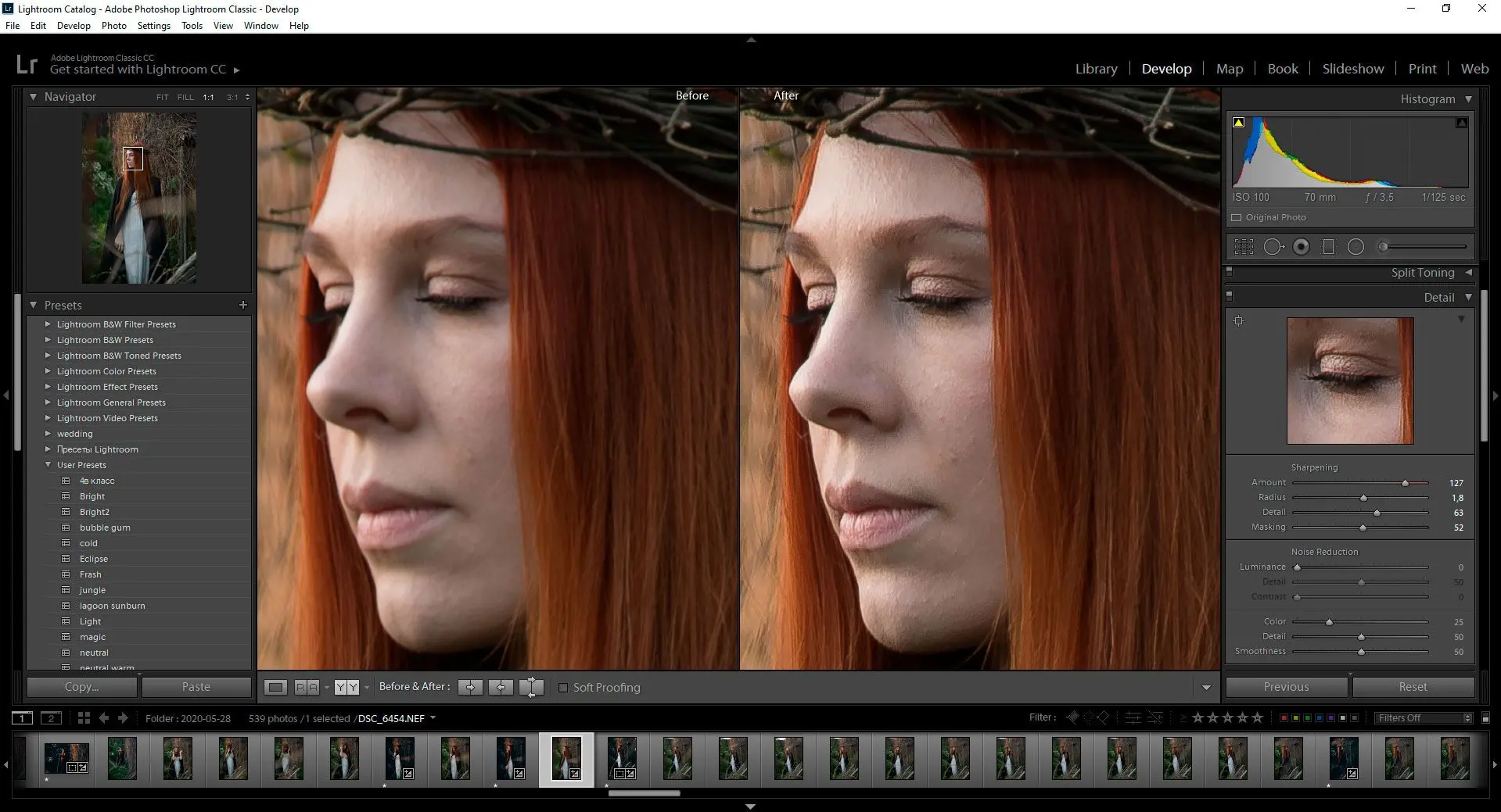 Lightroom 结果..