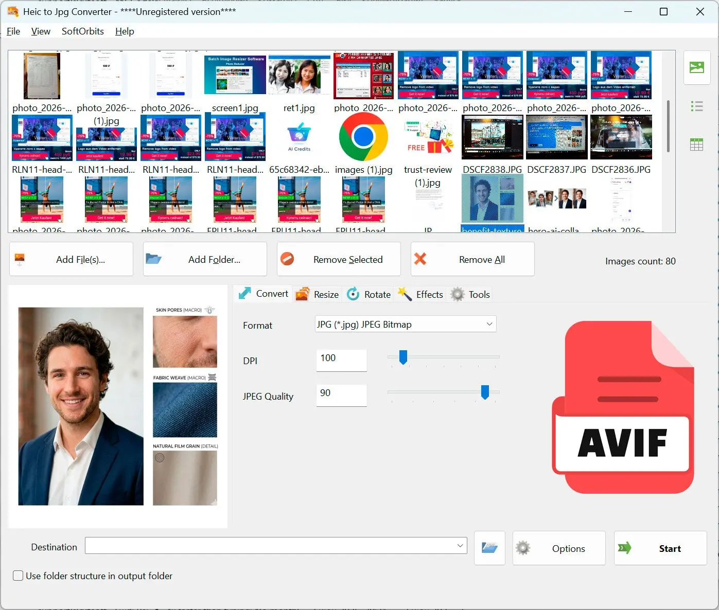 HEIC to JPG Converter 屏幕截图.