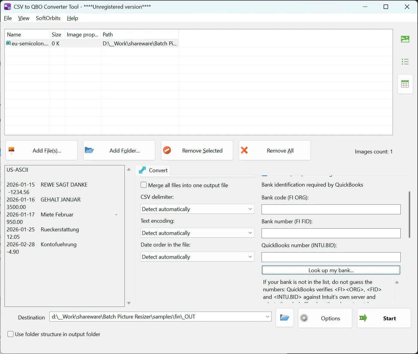 CSV to PDF Converter 屏幕截图.