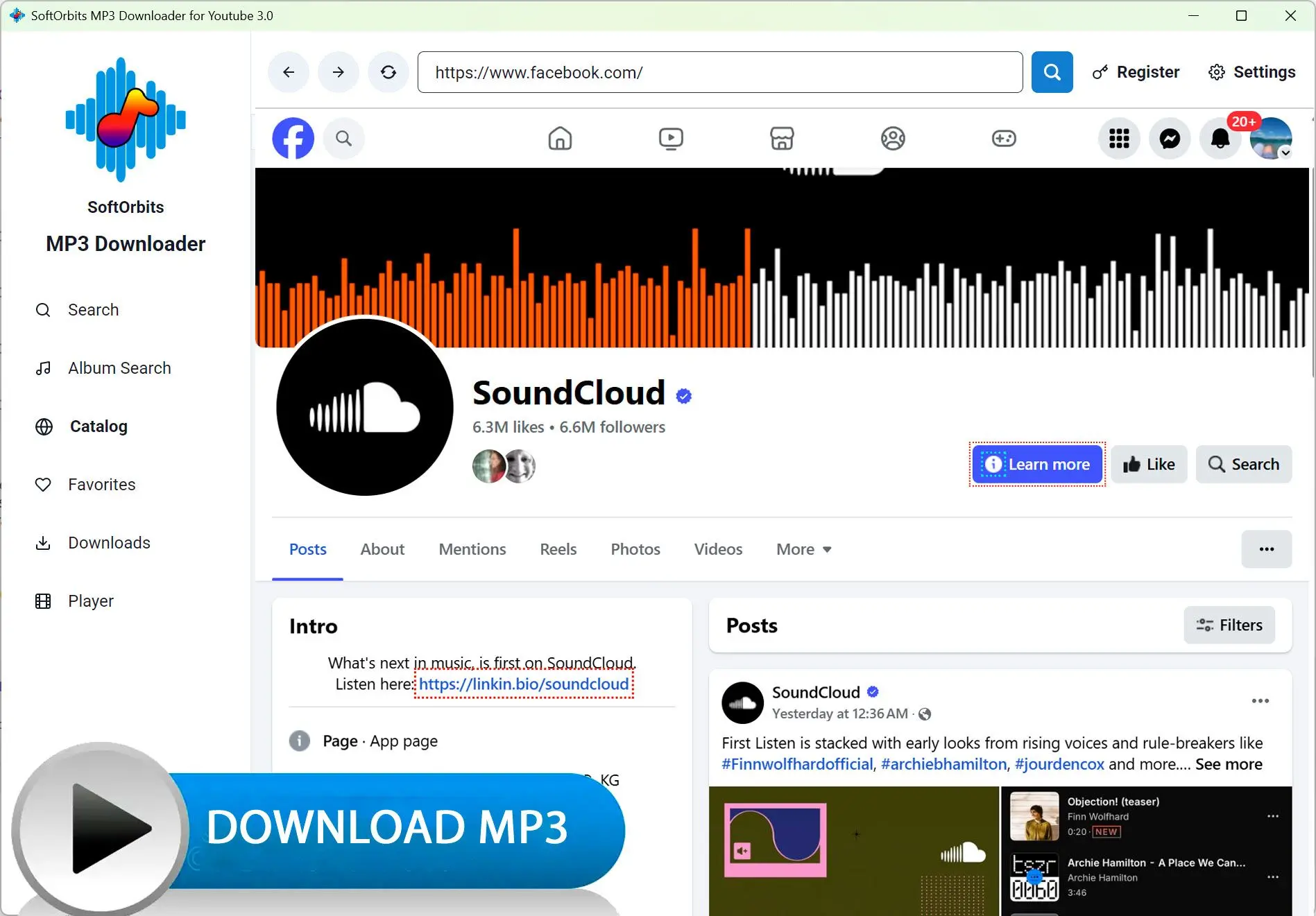 MP3 Downloader for Youtube: 屏幕截图.