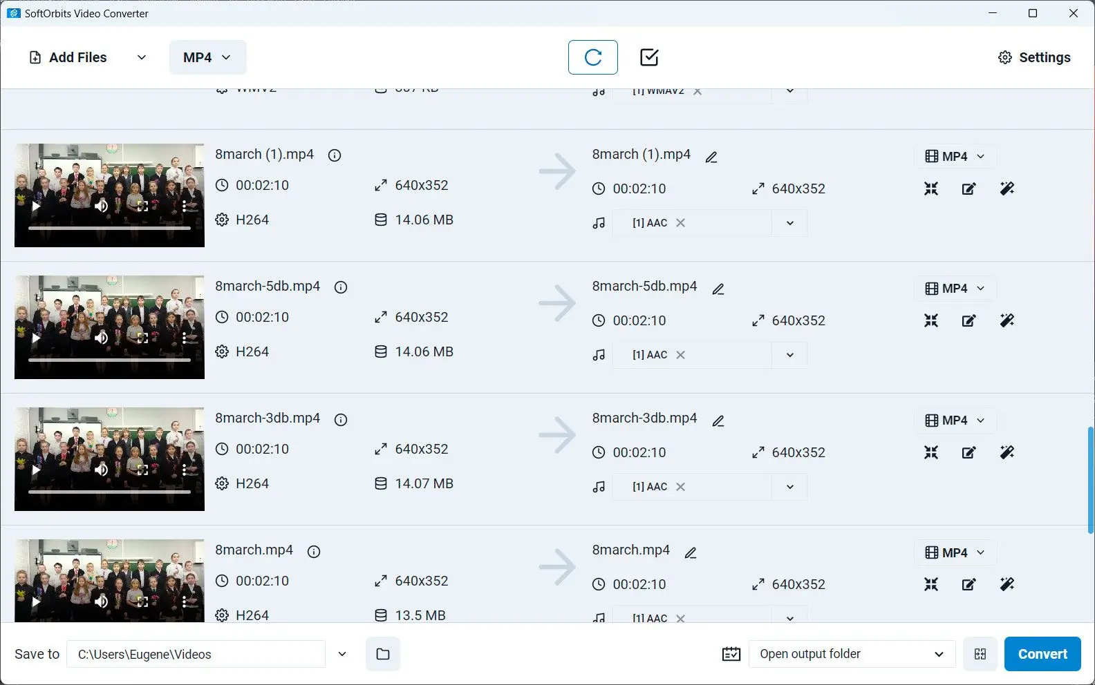 SoftOrbits Video Converter: 屏幕截图.