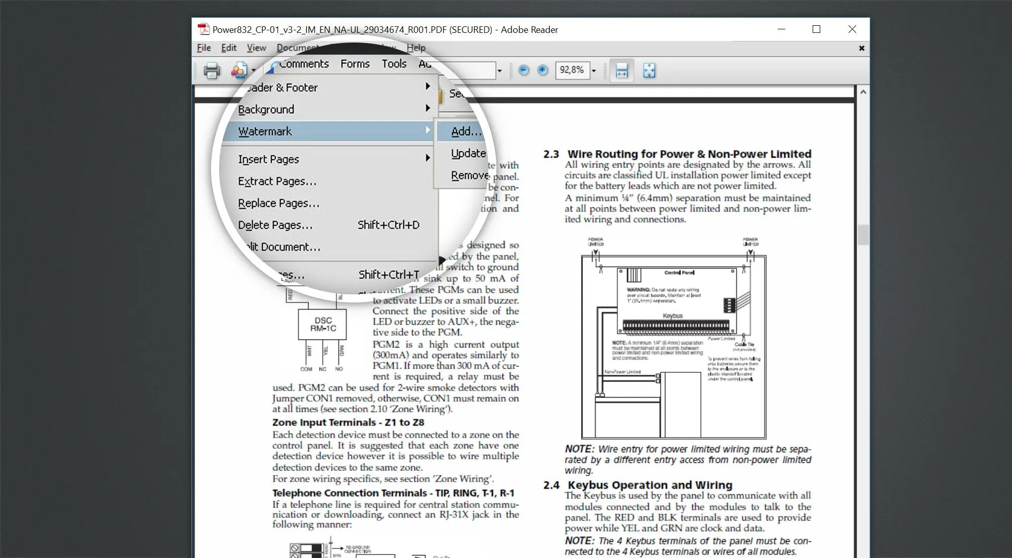使用Adobe Acrobat Reader从PDF删除水印.