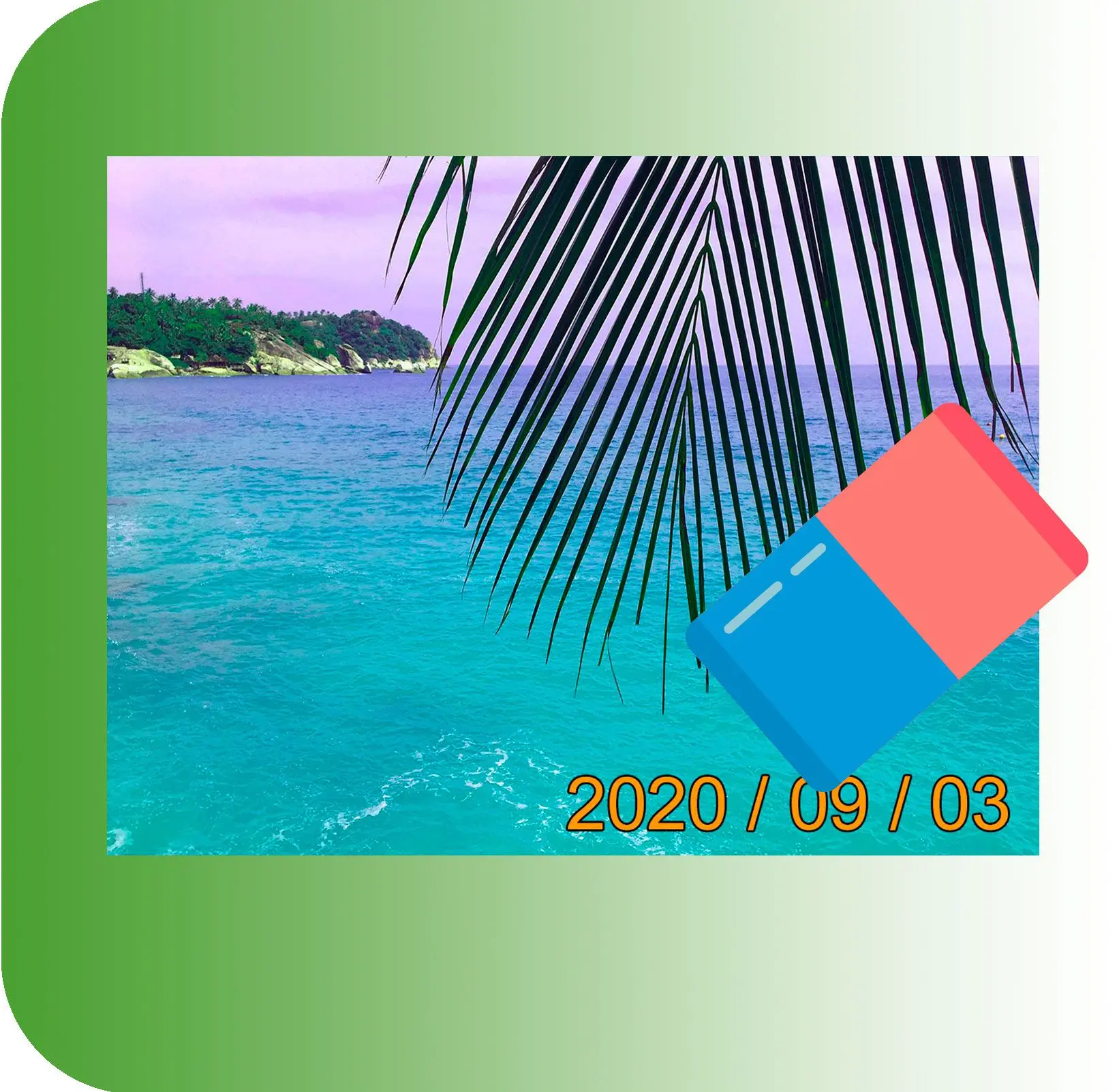 移除文本、时间和日期戳.